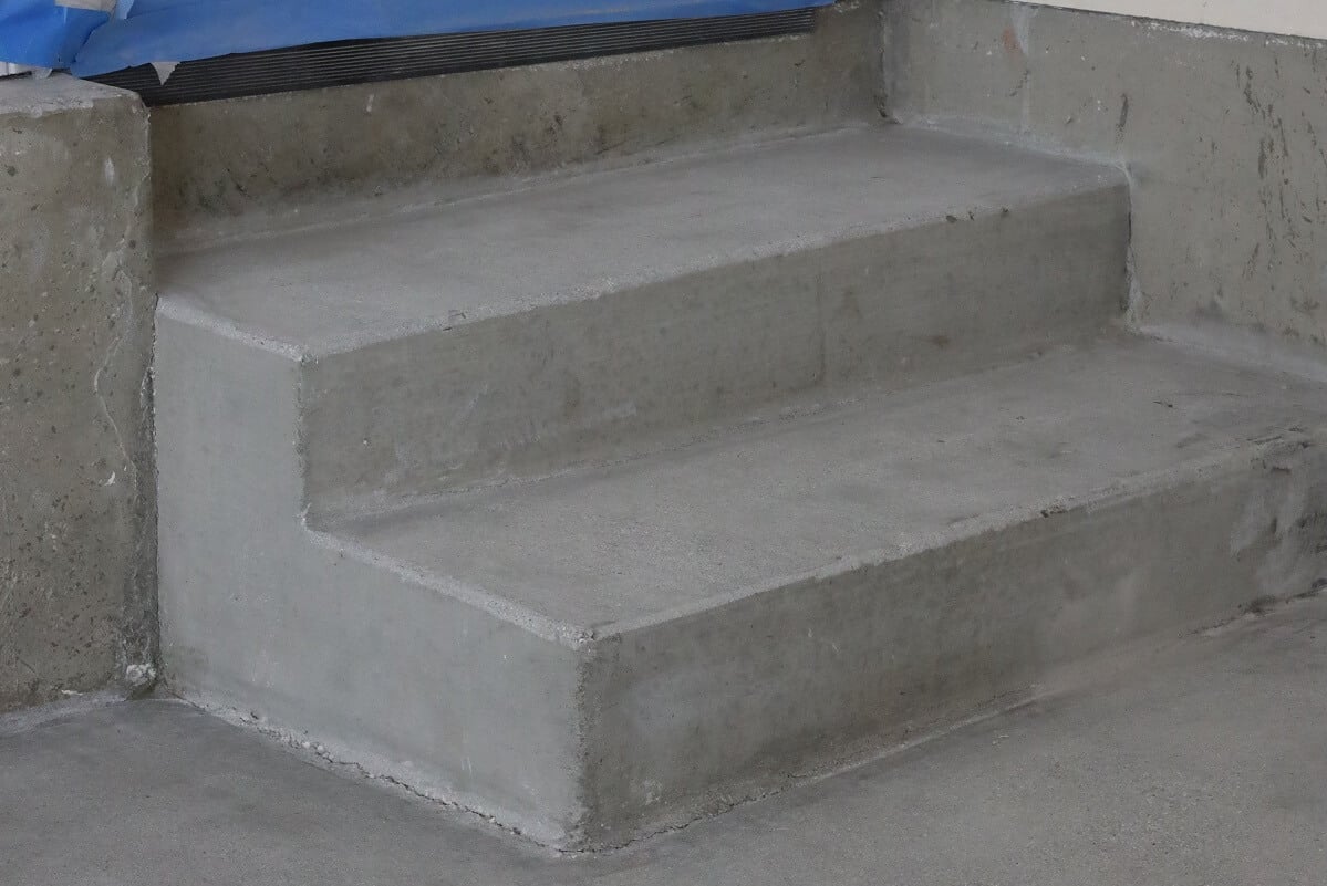 Worn Patio Steps Concrete
