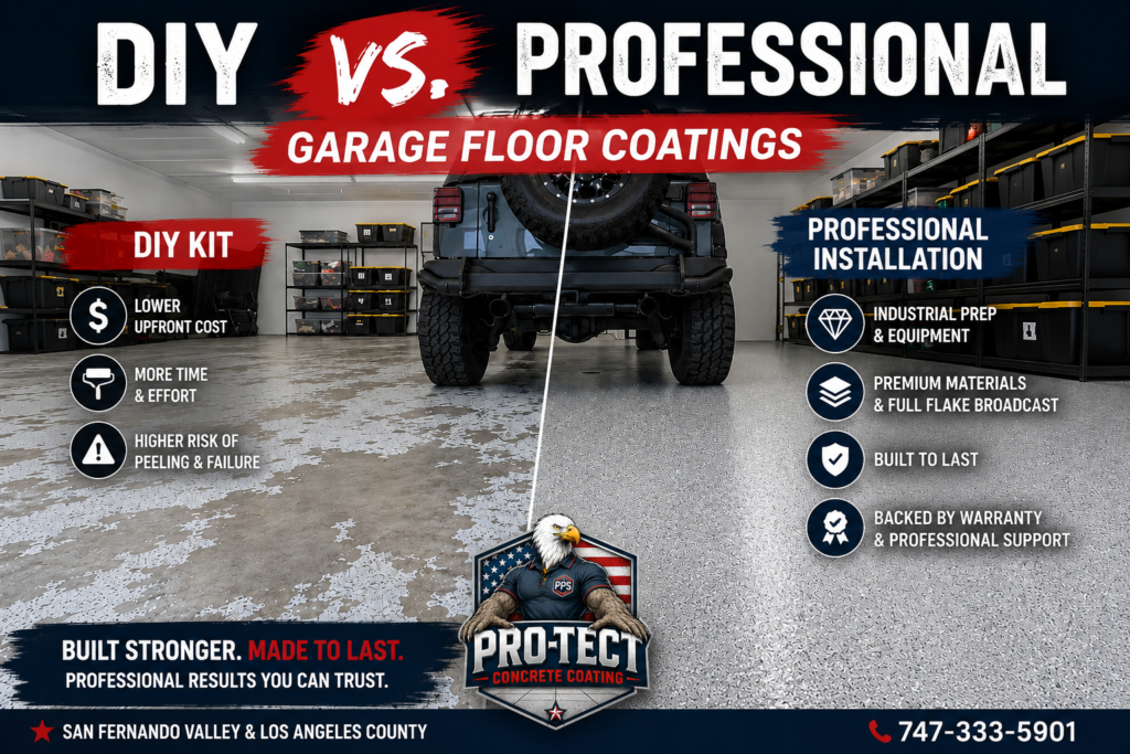 DIY vs. Professional Garage Floor Coatings