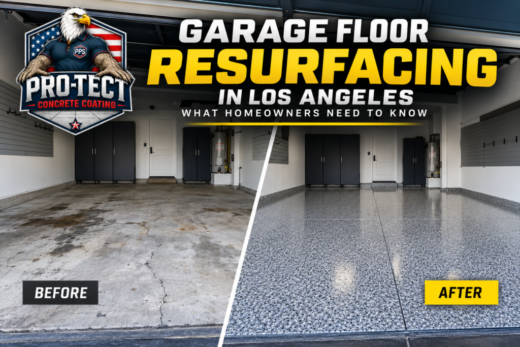 Garage Floor Resurfacing in Burbank CA