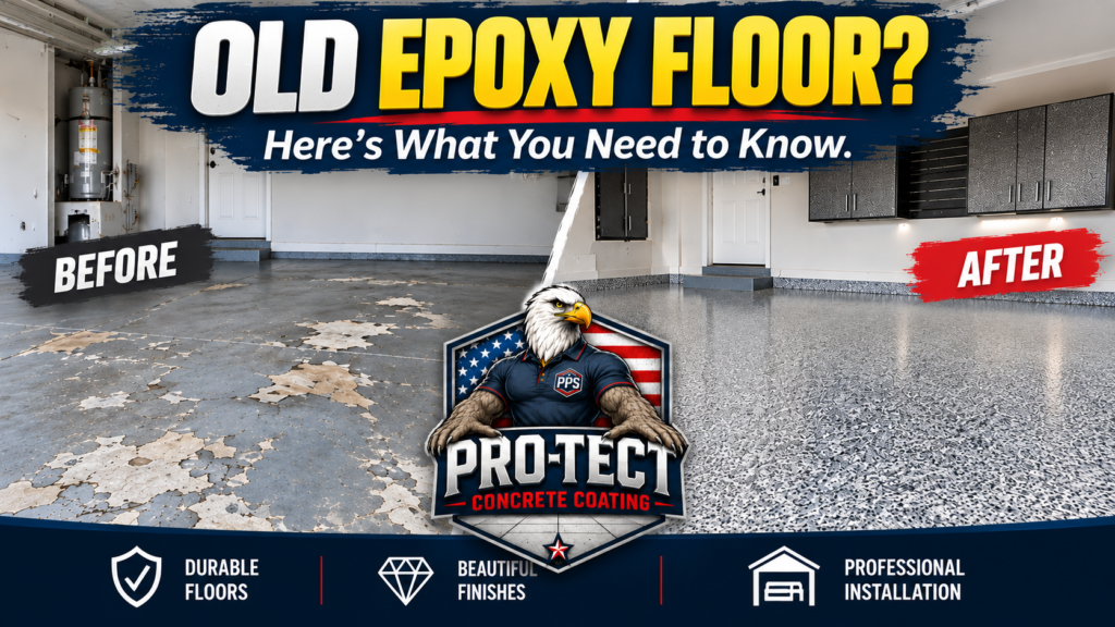 My Old Epoxy Garage Floor Peeling